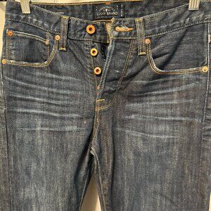 LUCKY BRAND JEANS 1 AUTHENTIC SKINNY BUTTON FLY 29X30 NW